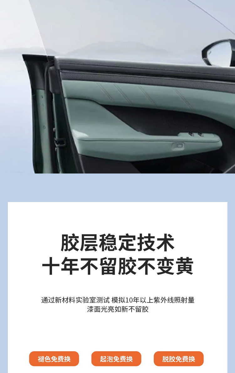 Jetta car window tinting: full vehicle window film, including front and rear windshields, high heat insulation, sun protection, privacy film, and solar film – factory wholesale