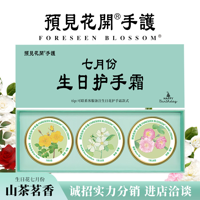 July July Birthday Hand Cream Nanjing Prejudice Flower Blooming Hand Cream Moisturizing and Replenishing Urban Souvenir