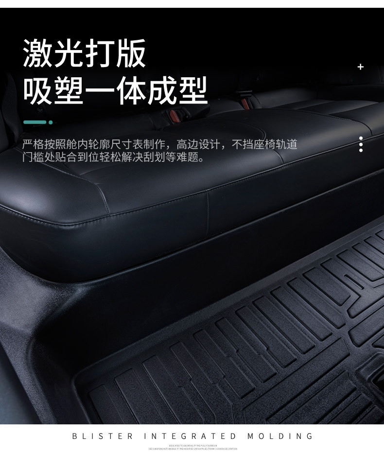 Special Tesla Model 3 full-cover decorative interior modification, new version 25-style TPE car floor mats