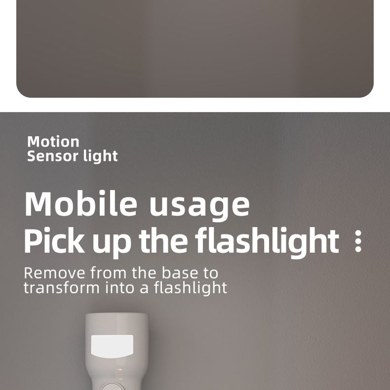 Luce notturna ricaricabile con sensore di movimento per camera_voghion.com