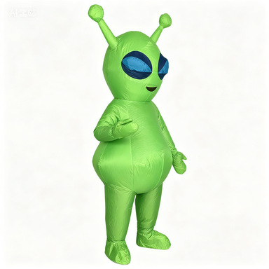 Ventas calientes grandes ojos tentáculas alienígenas trajes inflables nave divertida juego de rendimiento de la fiesta del campus ropa inflable