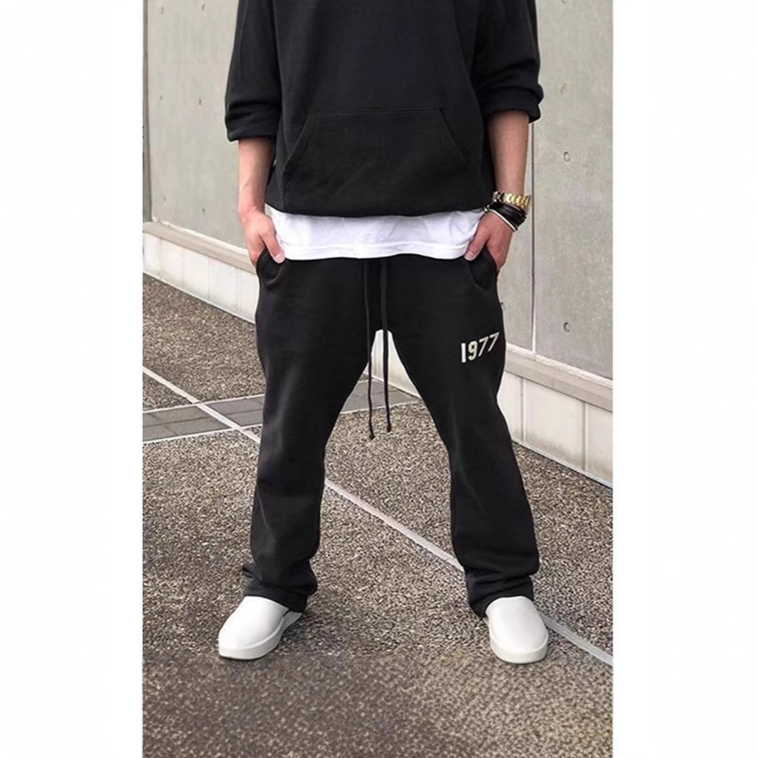 Essentials Cross-Border New Loose American Style Sports Fitness Men's and Women's Trendy Casual Sweatpants High Street Fashion Brand