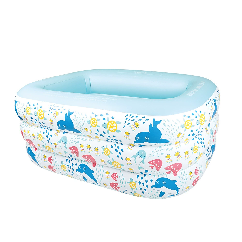 博士豚 Inflatable square swimming pool PVC