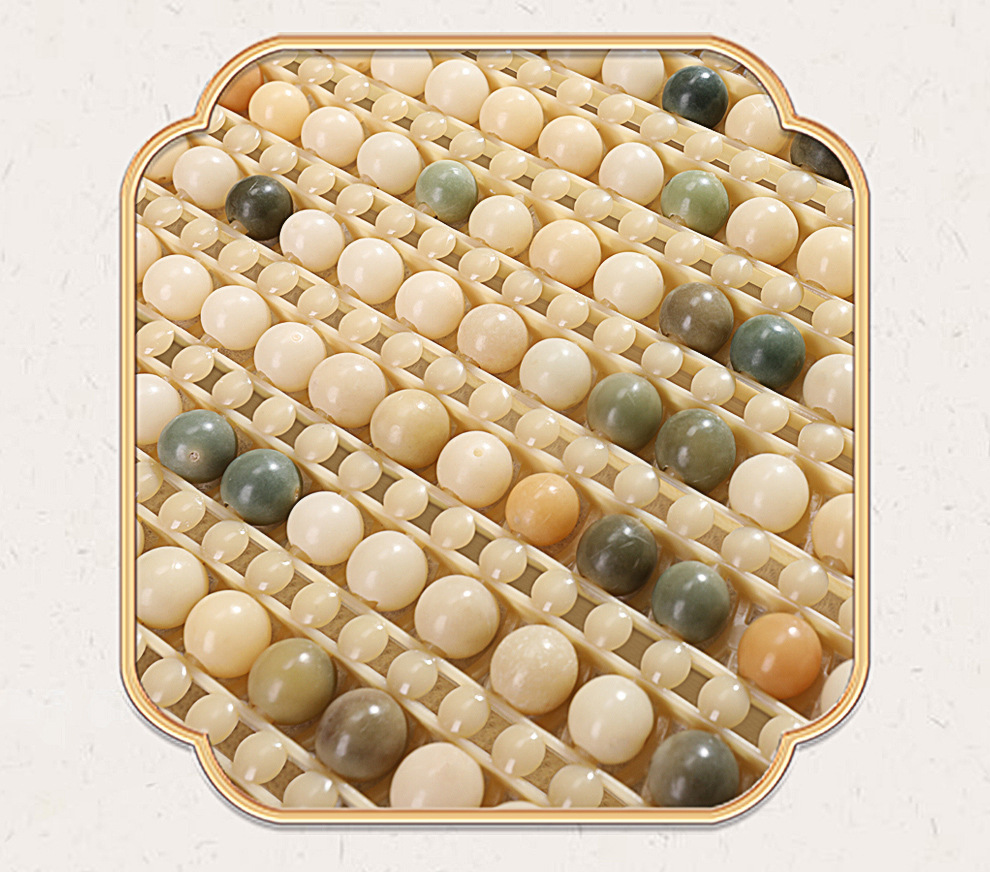 Summer Car Seat Cushion with Wooden Beads for Ventilation, Breathable Universal Cooling Pad for All Seasons, Anti-Scald Seat Mat, Dropshipping