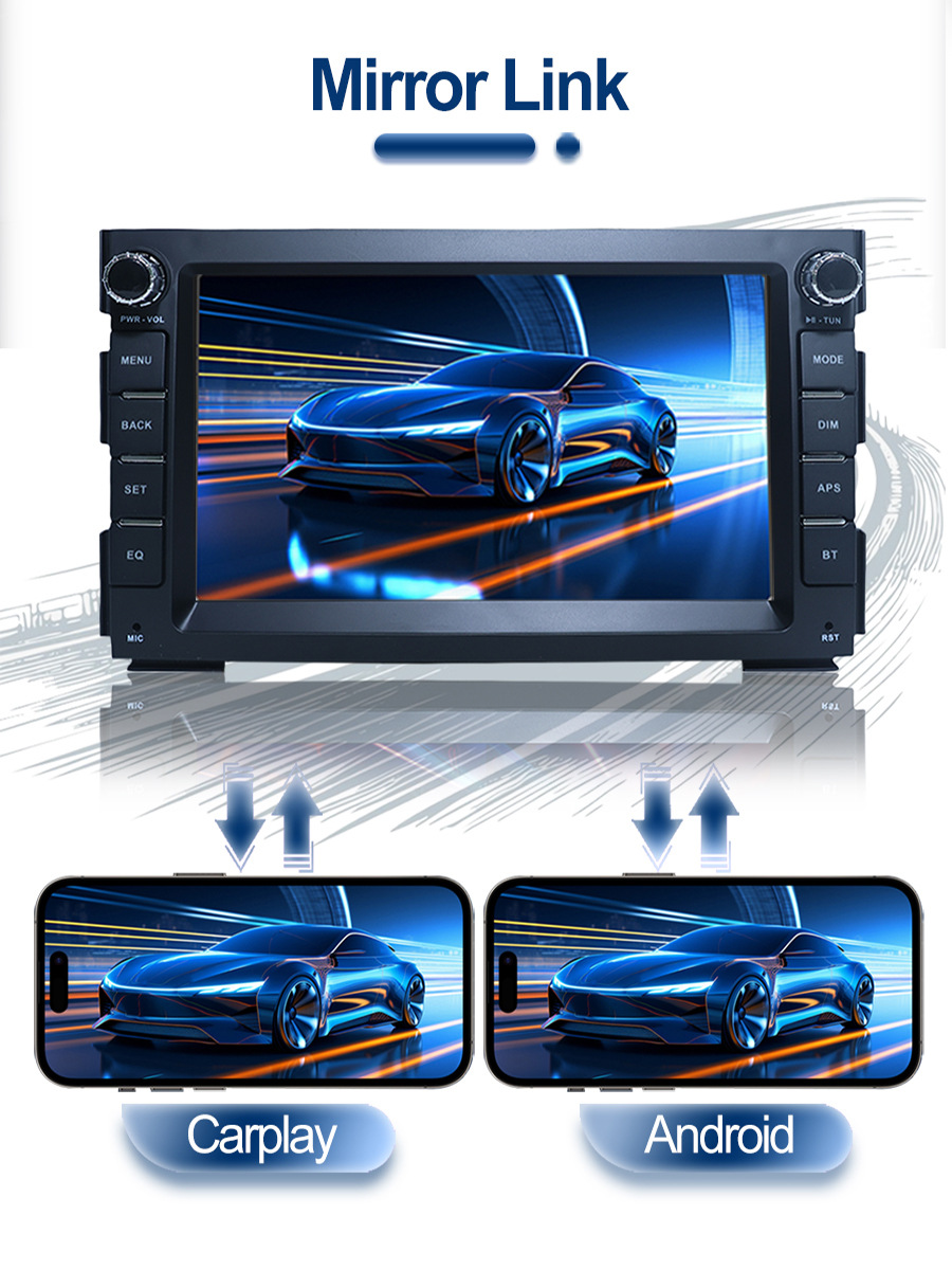Suitable for 7inch Kia Special Android Car Navigation Bluetooth Gps High-Definition Reversing Image Wireless Carplay