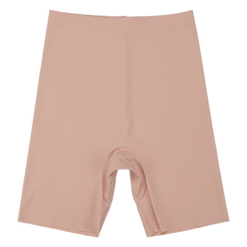 Pantalones de seguridad sin costuras de comercio exterior para mujer, cintura alta, glúteos, abdomen, leggings anti-brillo, seda de hielo de algodón puro delgado, exclusivamente transfronterizo