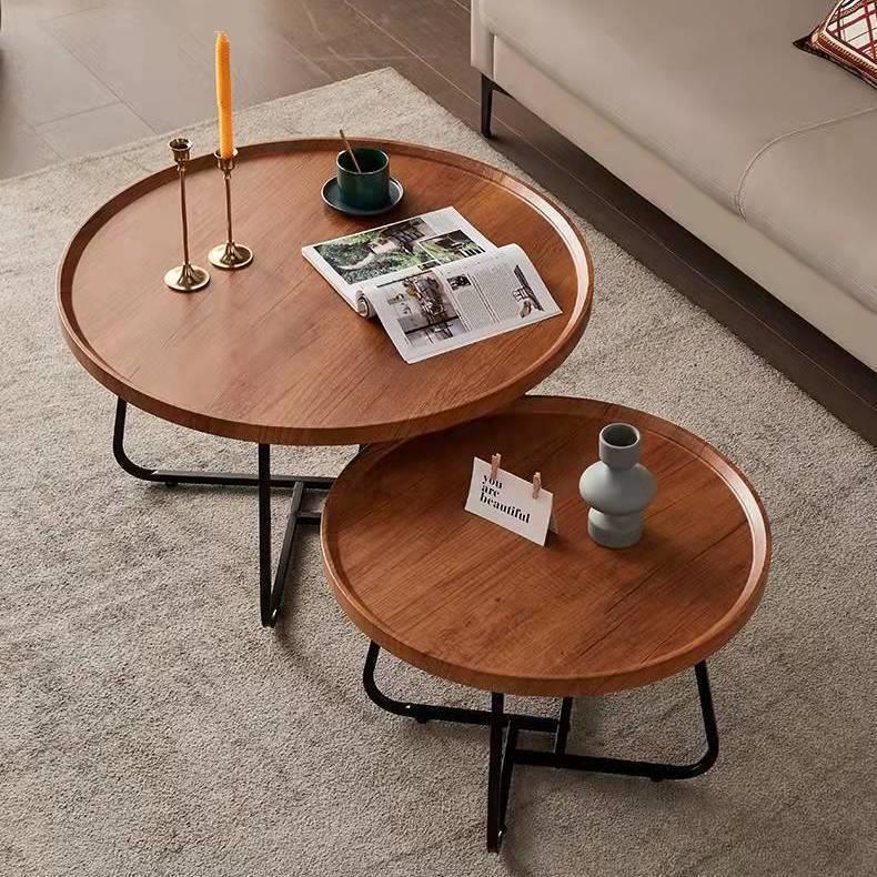 Strict selection manufacturers wholesale light luxury living room small apartment coffee table simple modern home round small coffee table homestay hotel