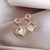 2# silver needle-gold-square