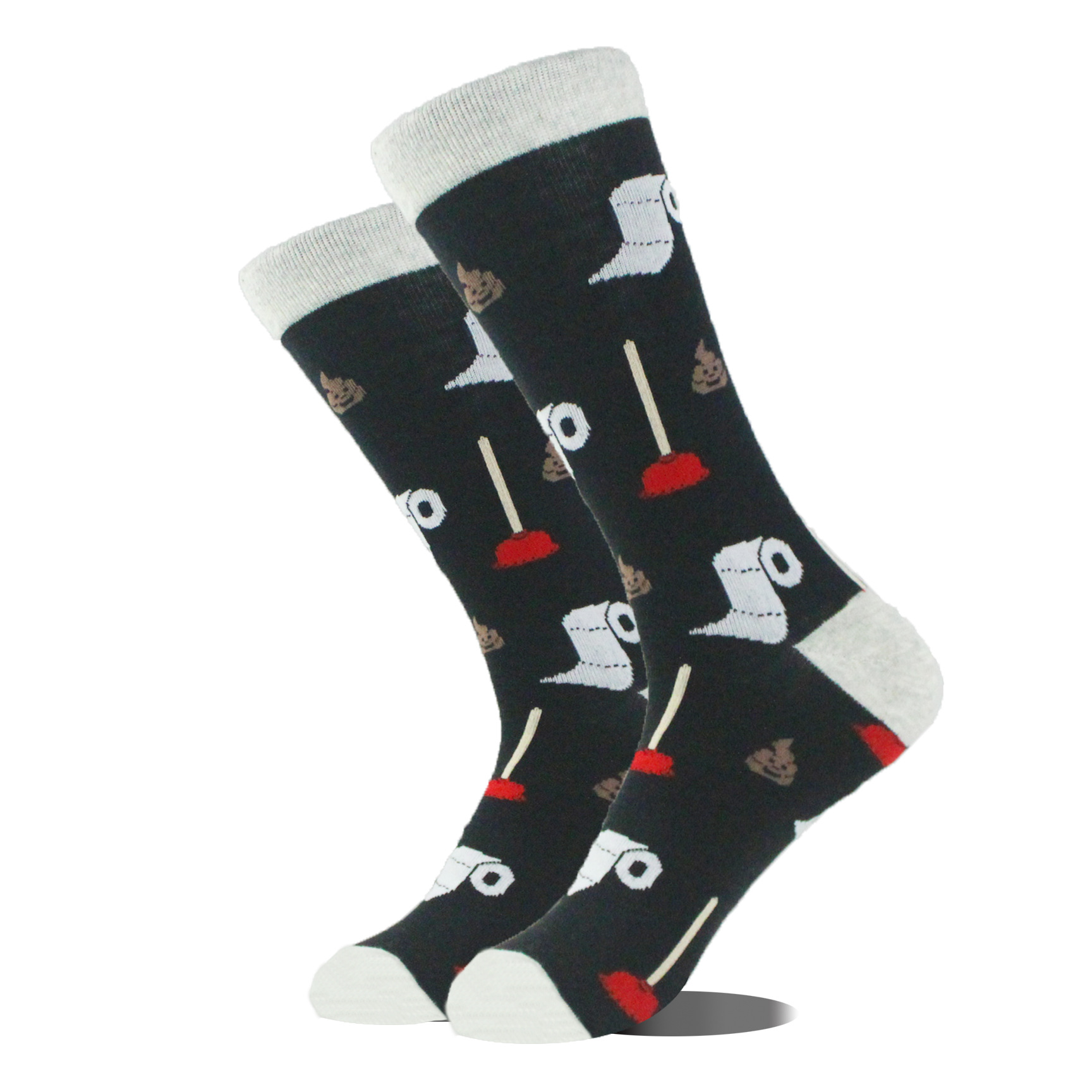 Caliente nuevo comercio exterior transfronterizo calcetines de algodón derechos de autor animal serie marea calcetines mediados de la pantorrilla tallas grandes calcetines de los hombres fábrica calcetines al por mayor