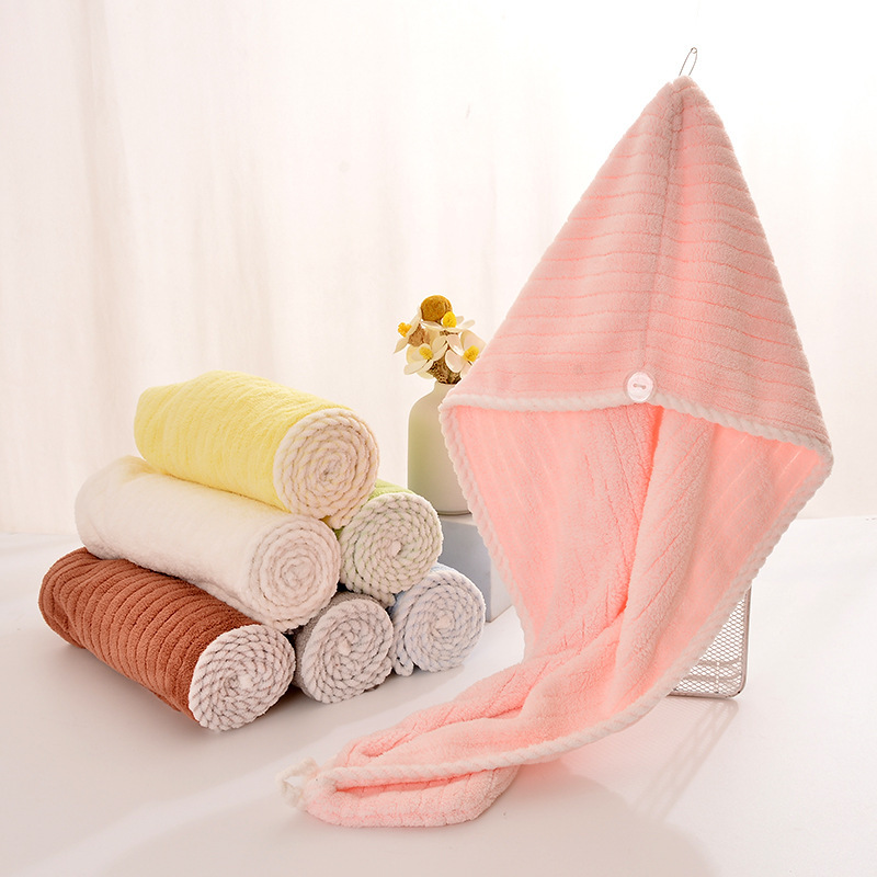 Absorbent Hair Drying Cap, Towel, Shower Cap, Thickened Hair Drying Towel, Super Fluffy Coral Fleece, Super Absorbent Absorbent Hair Drying Cap, Towel, Shower Cap, Thickened Hair Drying Towel, Super Fluffy Coral Fleece, Super Absorbent