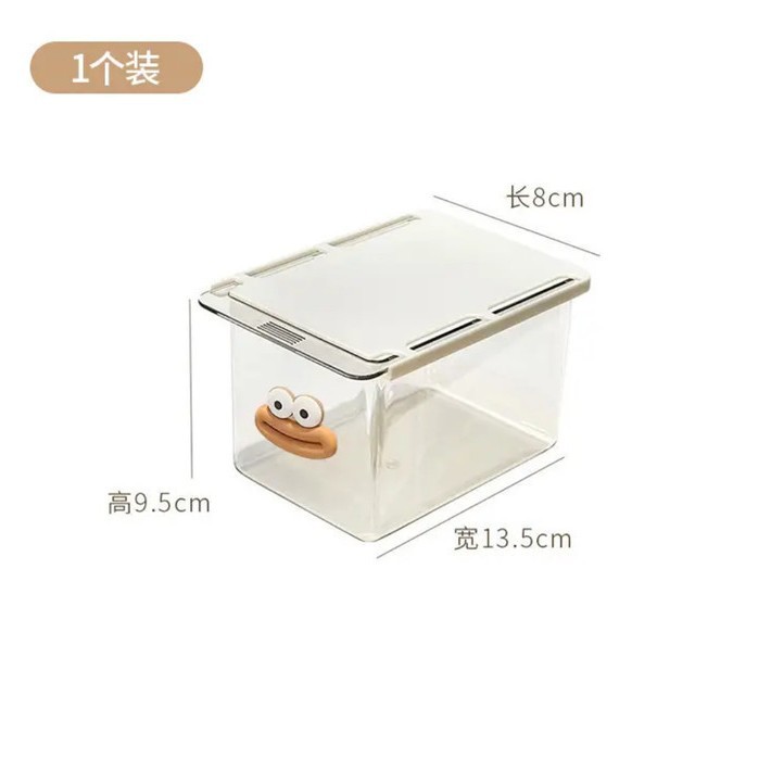 Gabinete de espejo caja de almacenamiento tipo cajón baño transparente simple hisopo de algodón almohadilla de algodón gabinete de baño estante extraíble