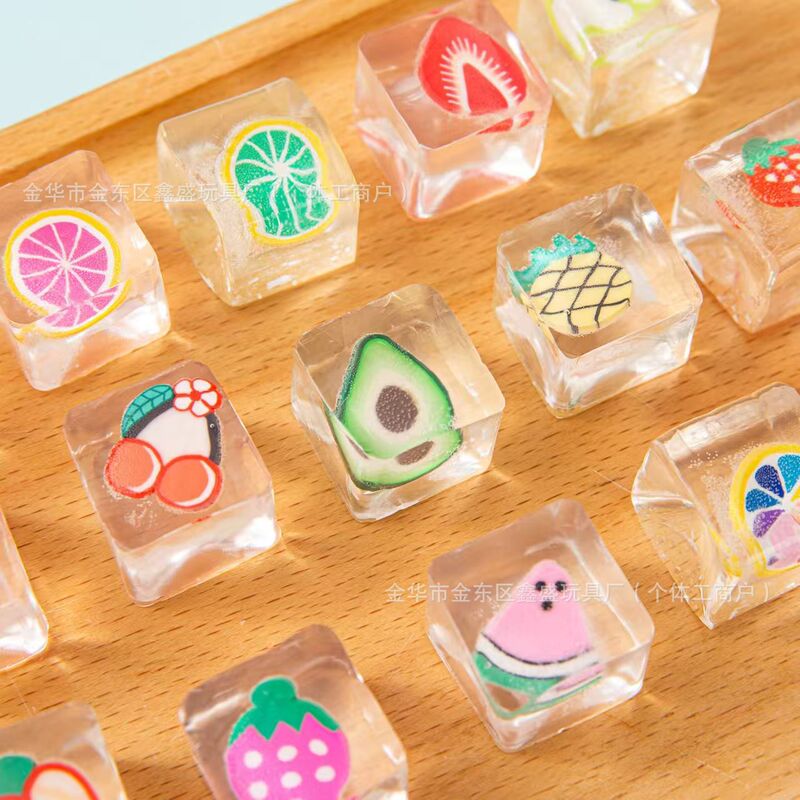 Ice Cube Fruit Squishy Toy for Children, Cute Stress Relief Toy, Creative Venting Gadget, Slow Rebound Stress Relief Gift Ice Cube Fruit Squishy Toy for Children, Cute Stress Relief Toy, Creative Venting Gadget, Slow Rebound Stress Relief Gift