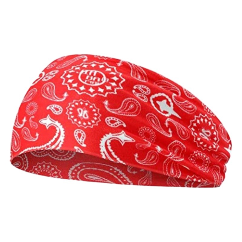 Sports Hair Band Sweat Absorbing Breathable Running Hair Band Yoga Fitness Sweat Guide Band Widened Quick-drying Headband Anti-perspirant Band