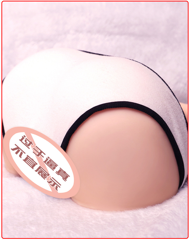 Jiuai Half-Body TPE Masturbator with Vaginal and Anal Channels, Manual Use — detail image 24