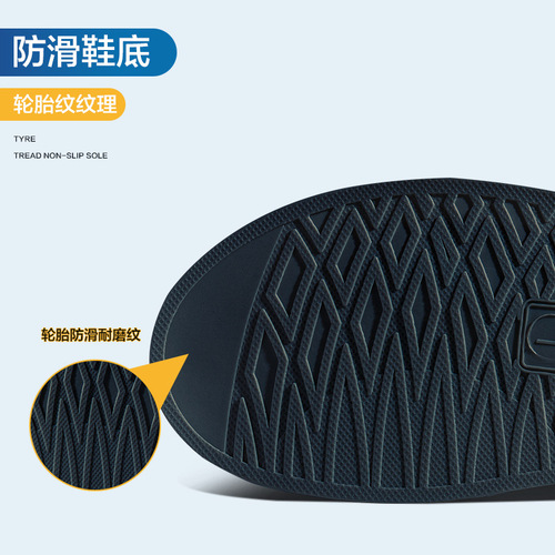 Rain shoe covers for men, waterproof shoe covers for outer water shoes, women's non-slip thickened wear-resistant high rain boots, rainy day silicone overshoes