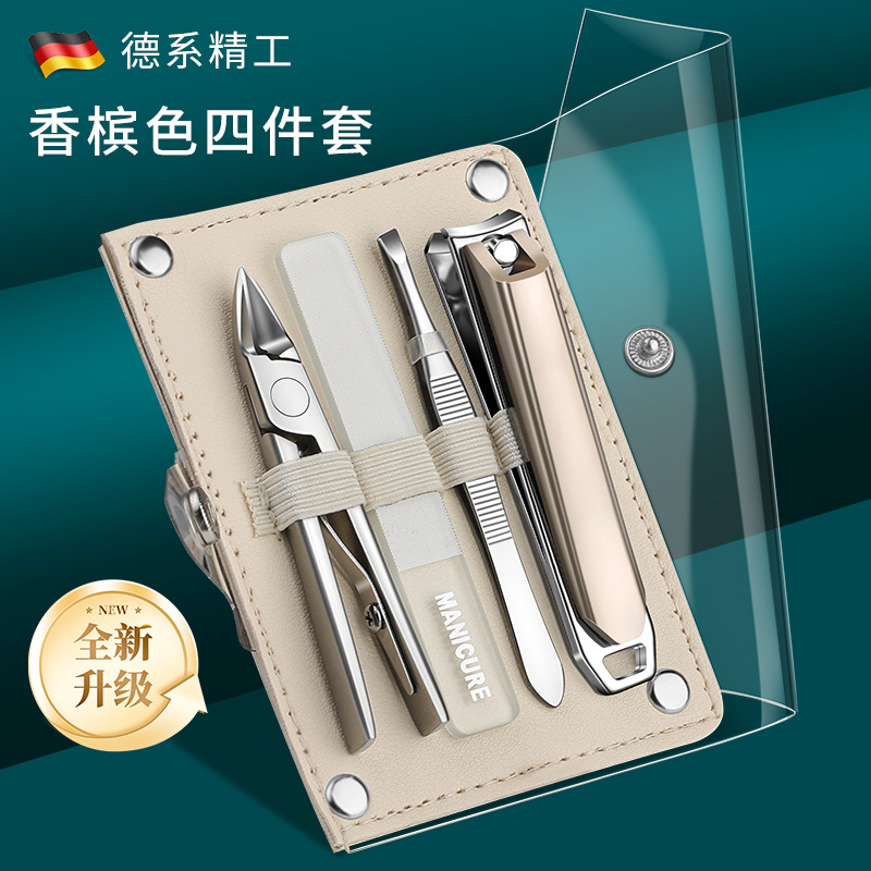 Clicadores de mandíbula oblicuos, uñas domésticas, pinzas de punto, pinzas de manicura, pie, conjunto de tijeras de manicura image 14