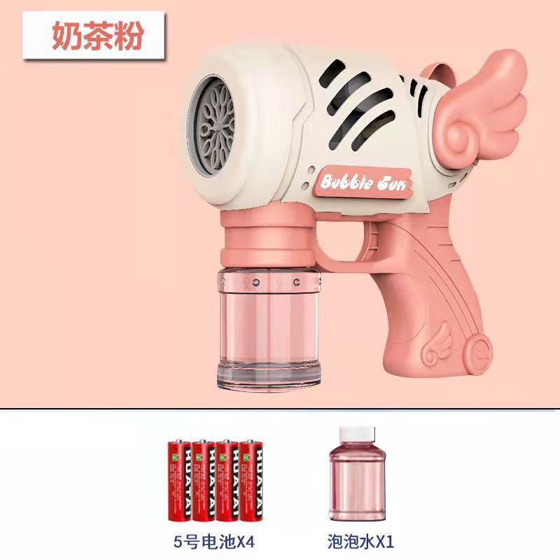 Hot en línea para niños máquina de burbujas automática de gran capacidad no fugas de agua juguetes de mano para niños soplando burbujas de agua