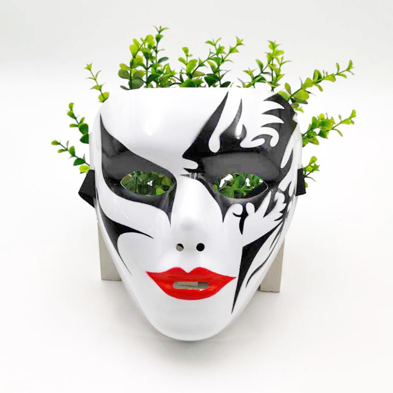 Máscara pintada de hip-hop, hombre y mujer, cara completa, hip-hop, bailarín enmascarado, baile de fantasmas, venganza, vestido de baile callejero