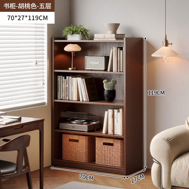 Estante de libros estante de piso contra la pared gabinete integrado gabinete pequeño lado gabinete de almacenamiento gabinete estrecho de almacenamiento gabinete de exhibición