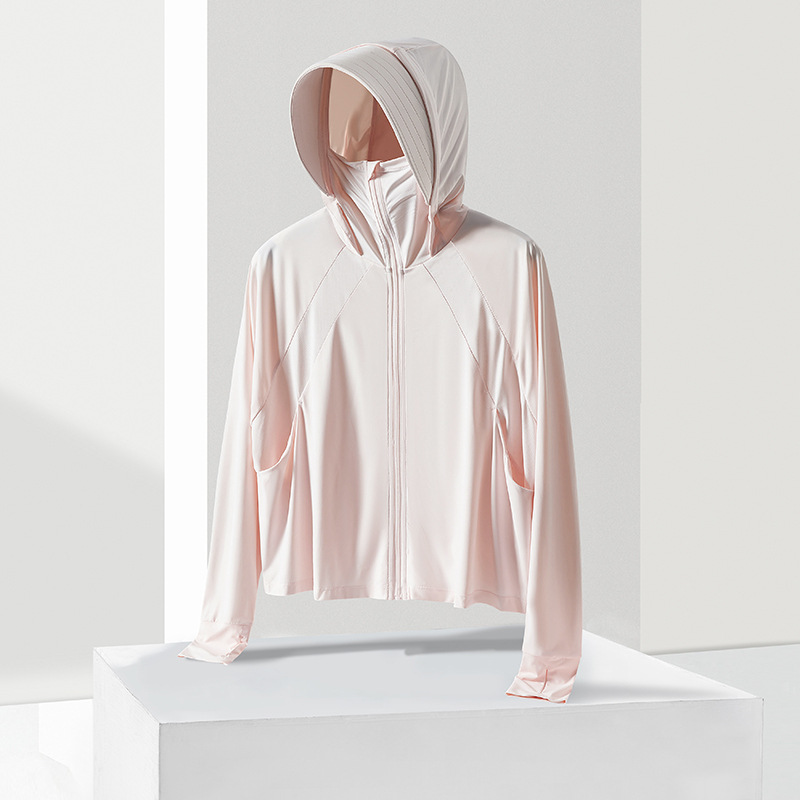 새로운 선 스크린 의류 여성의 2024 여름 얇은 코트 안티 자외선 통기성 선 스크린 의류 블라우스 아이스 실크 쿨 탑