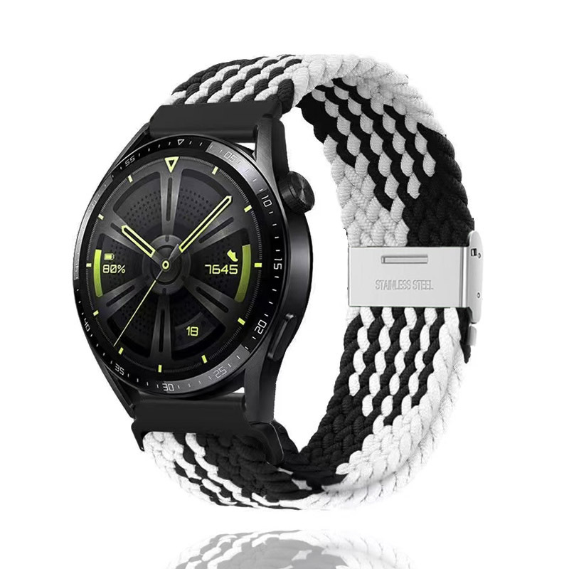 Suitable for ticwatch2 generation/E/C2/ticwatchpro/pro3 watch strap split loop woven strap