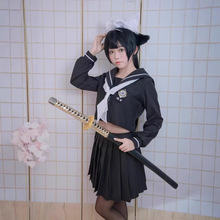 新款动漫水手服碧蓝航线cosply服装女舰娘战舰JK制服高雄獒爱宕犬