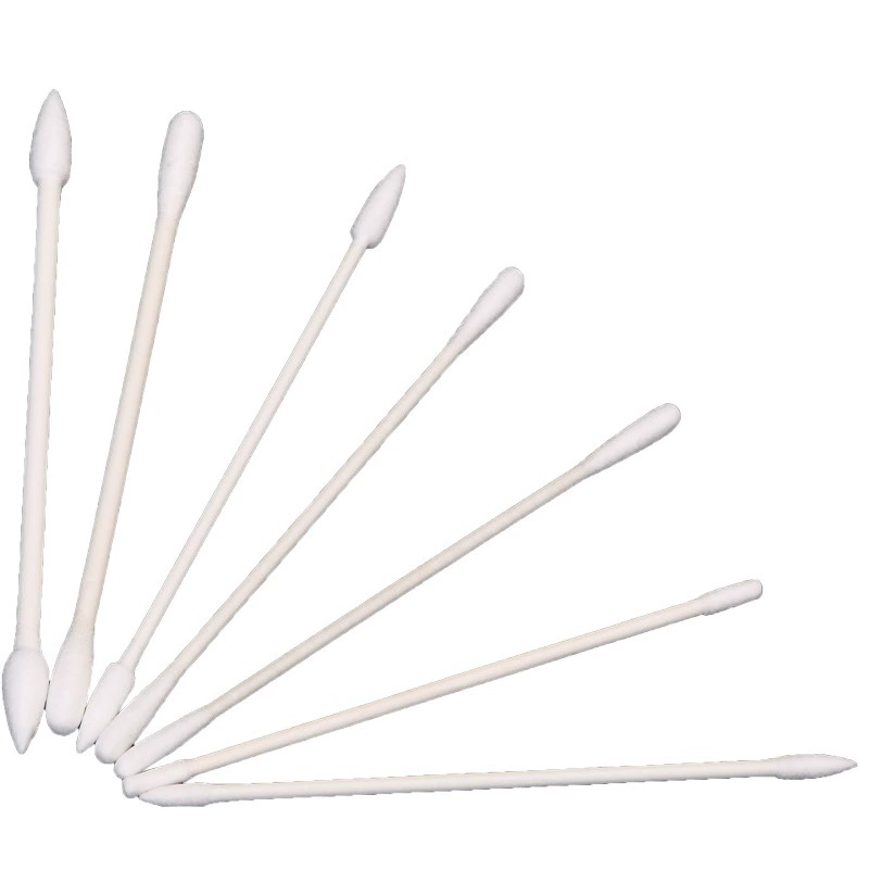 Уплотнительная палочка для хлопка без пыли белая бумага стержень ватной палочкой двойная заостренная двойная круглая головка одноразовые ватные тампоном для очистки от пыли ватным тампоном палочка