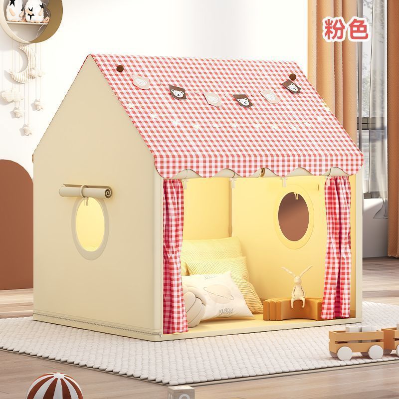 Tiendas de campaña para niños en interiores Niñas Niños Castillo Casa pequeña Casa de juguetes Princesa Fantástica Juegos de cama Base secreta