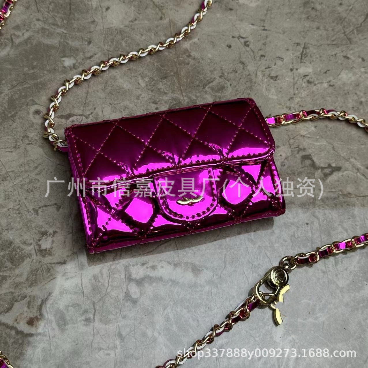 Patent leather plum purple