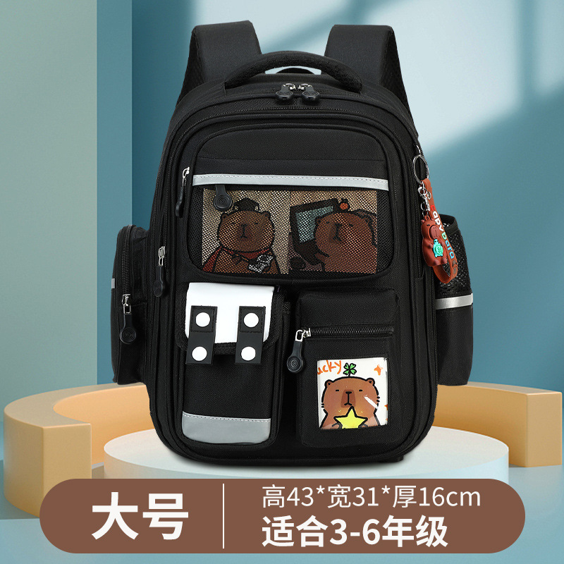 2025年新作カピバラ 小学生ランドセル 高見え・負担軽減・背骨保護 1-3-6年生リュック カピバラ|undefined