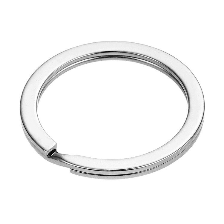 Cross-Border Special Stock Key Rings, Nickel-Colored Key Rings, Flat Rings, Hardware Accessories, Metal Key Chains Cross-Border Special Stock Key Rings, Nickel-Colored Key Rings, Flat Rings, Hardware Accessories, Metal Key Chains