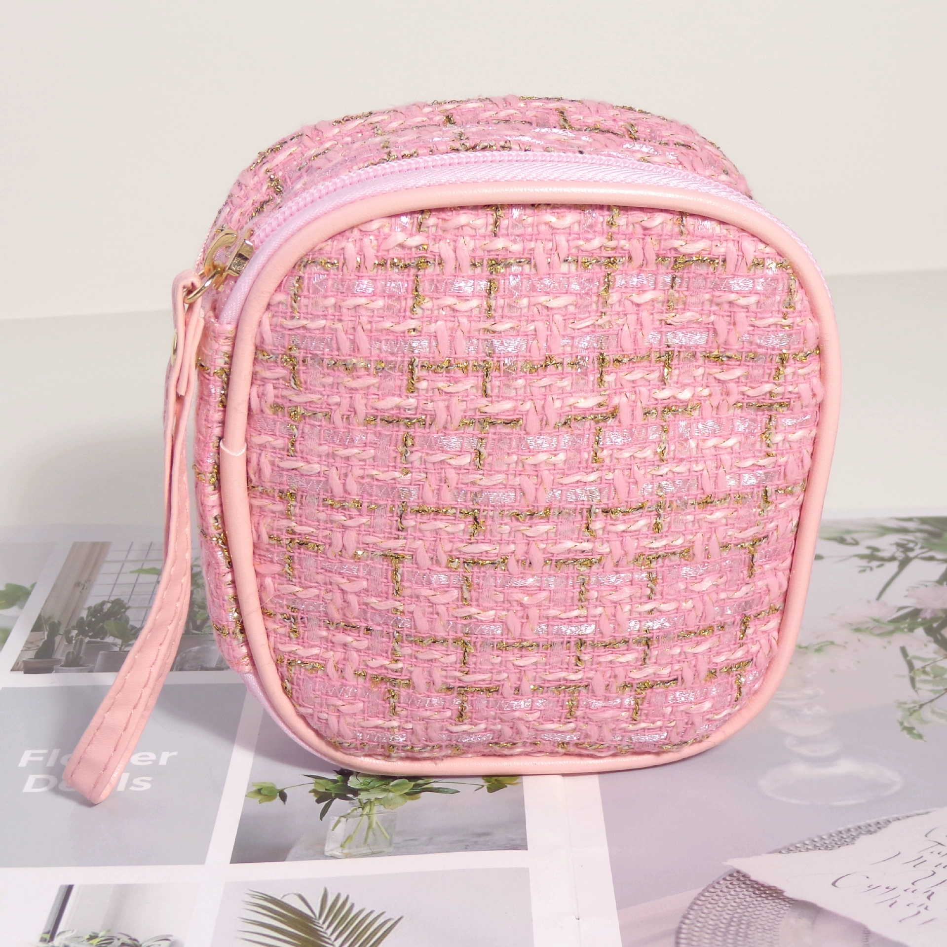 Модная помада, косметичка organizer, салфетки, сумка для хранения, стиль Chanel