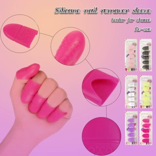 美甲软硅胶卸甲套Nail remover tool 卸甲锡纸 铝箔纸卸甲工具
