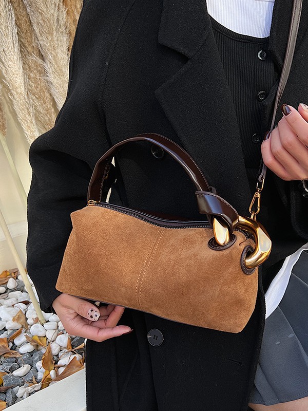 Nueva moda Meirade bolso pequeño bolso de mujer comercio exterior retro versátil bolso de mochila de textura alta bolso de almohada portátil