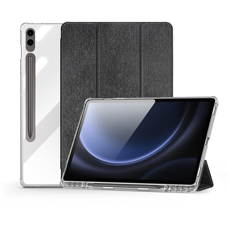 Aplicable para Samsung TabS10Plus cubierta de placa plana A9Plus retro hacer vieja cubierta transparente simple al por mayor