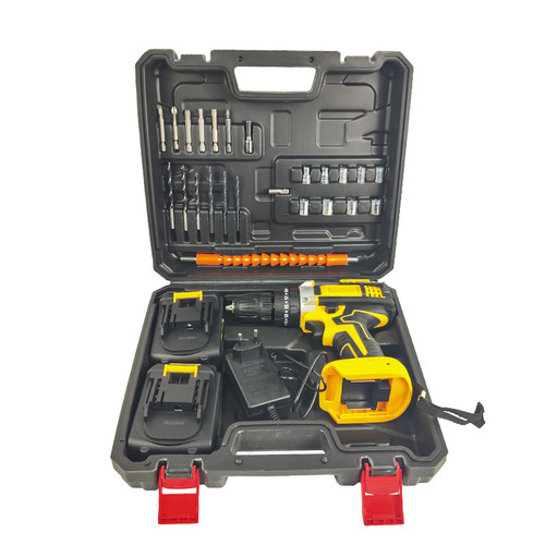Electric tool export 18V home multi-function lithium drill set 24V charging flashlight drill driver pistol drill
