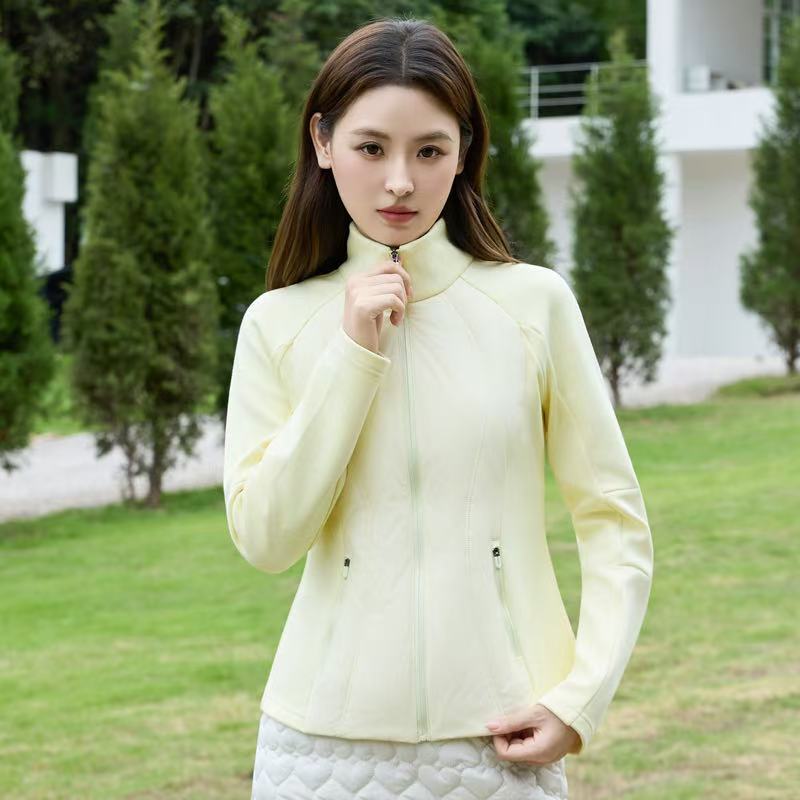羽绒服小蛮腰修身立领瑜伽户外长袖轻薄羽绒服保暖羽绒内胆外套女|undefined