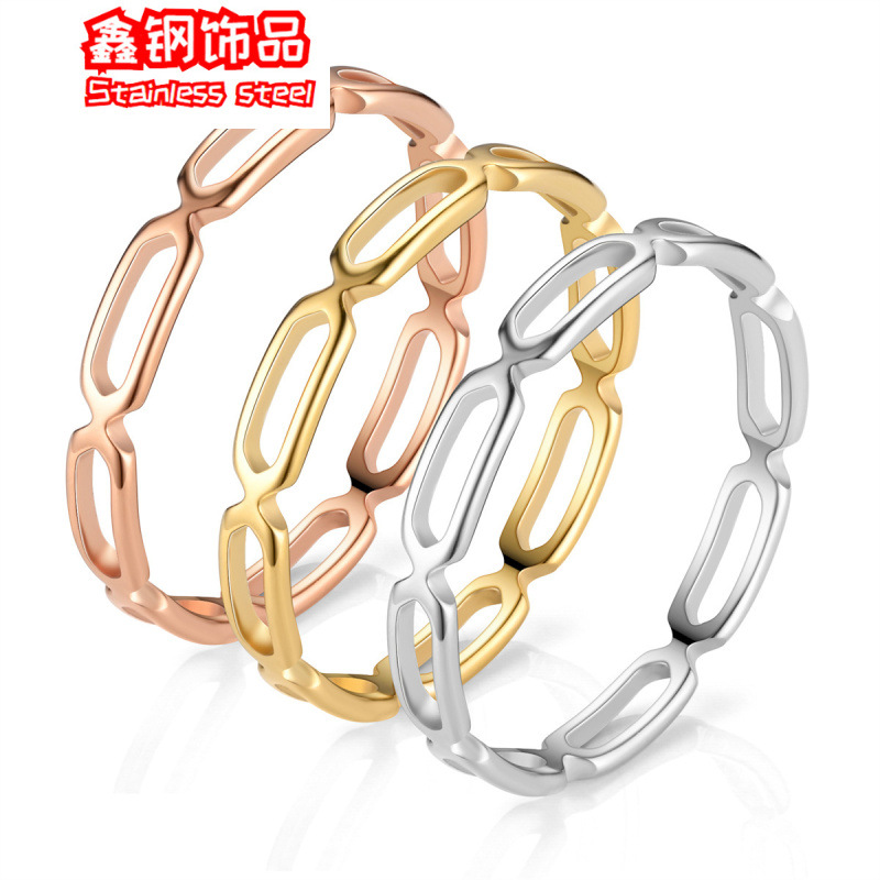 Golden ring stainless steel