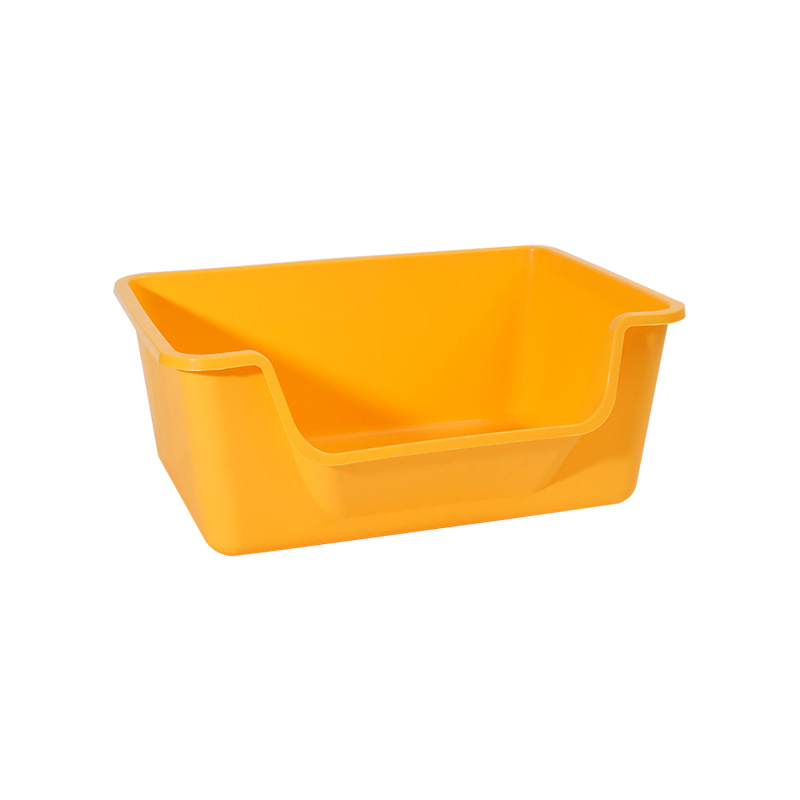 Gran caja de arena para gatos de gran capacidad engrosada, baño para gatos abierto, suministros para mascotas para gatos, caja de arena para gatos, venta al por mayor transfronteriza