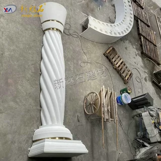 新魅石厂外墙装饰欧式空心罗马水泥柱 GRC立柱 grc构件门窗套系列