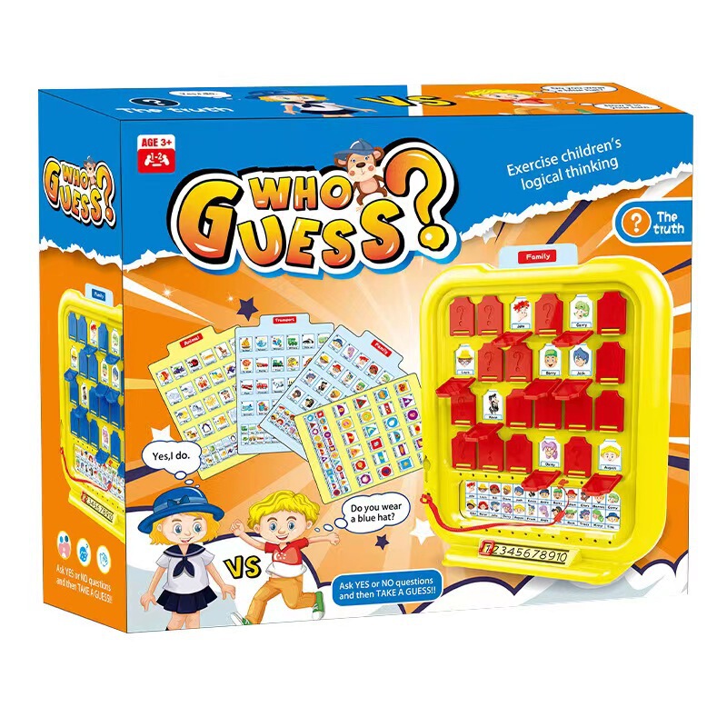 Cross-border educational board game toys guess who I am parent-child interactive desktop game indoor children's toys wholesale