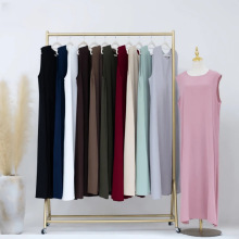 W 39106 Solid Base Vest Maxi Dress ��ɫ��ױ��ĳ�ȹ�羳