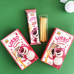 New Product Disney/Nie Strawberry Bear Boxed 30g Finger Biscuits Cartoon Children Snacks Birthday Wedding Gift Food