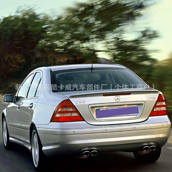 Suitable for 2001-2006 Mercedes-Benz C-Class W203 Modified C180 200 260 320 C55 Top Wing and Rear Wing