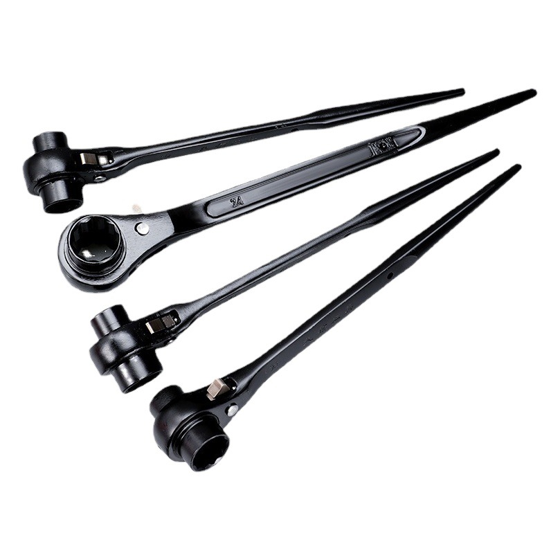 Llave de trinquete de cola puntiaguda crv de grado industrial versátil de dos vías de 19-21mm Llave de trinquete de cola puntiaguda