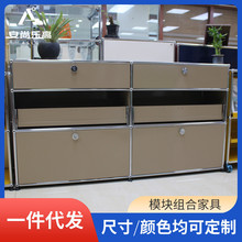 不锈钢餐边柜ins现代简约设计电视机柜置物柜支持来图定 制