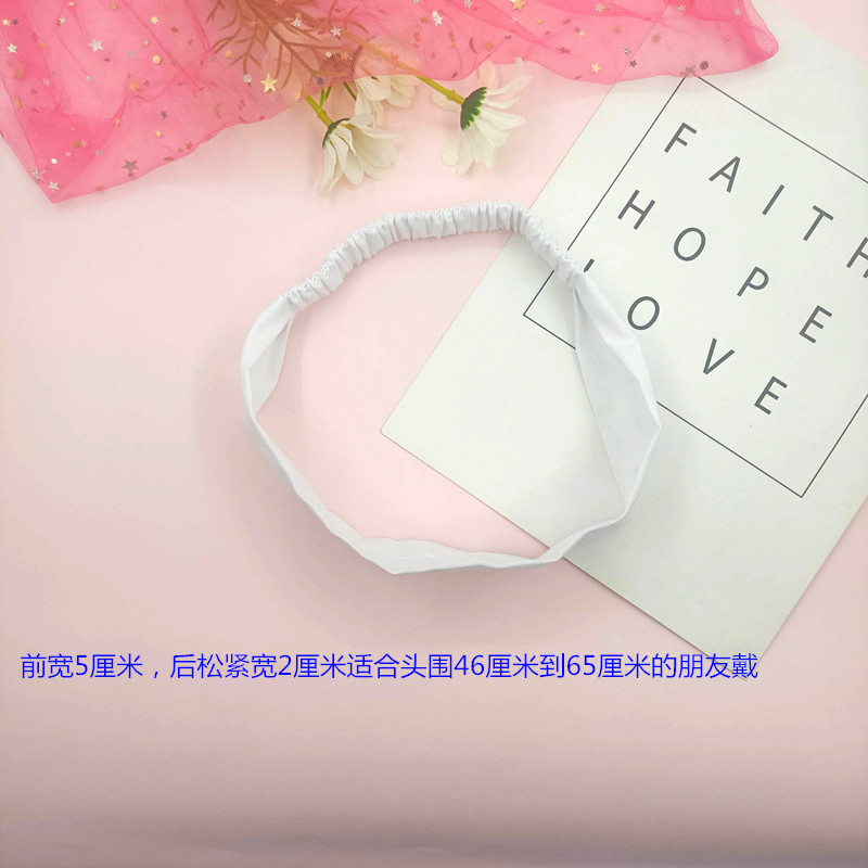 크로스 머리띠 없음