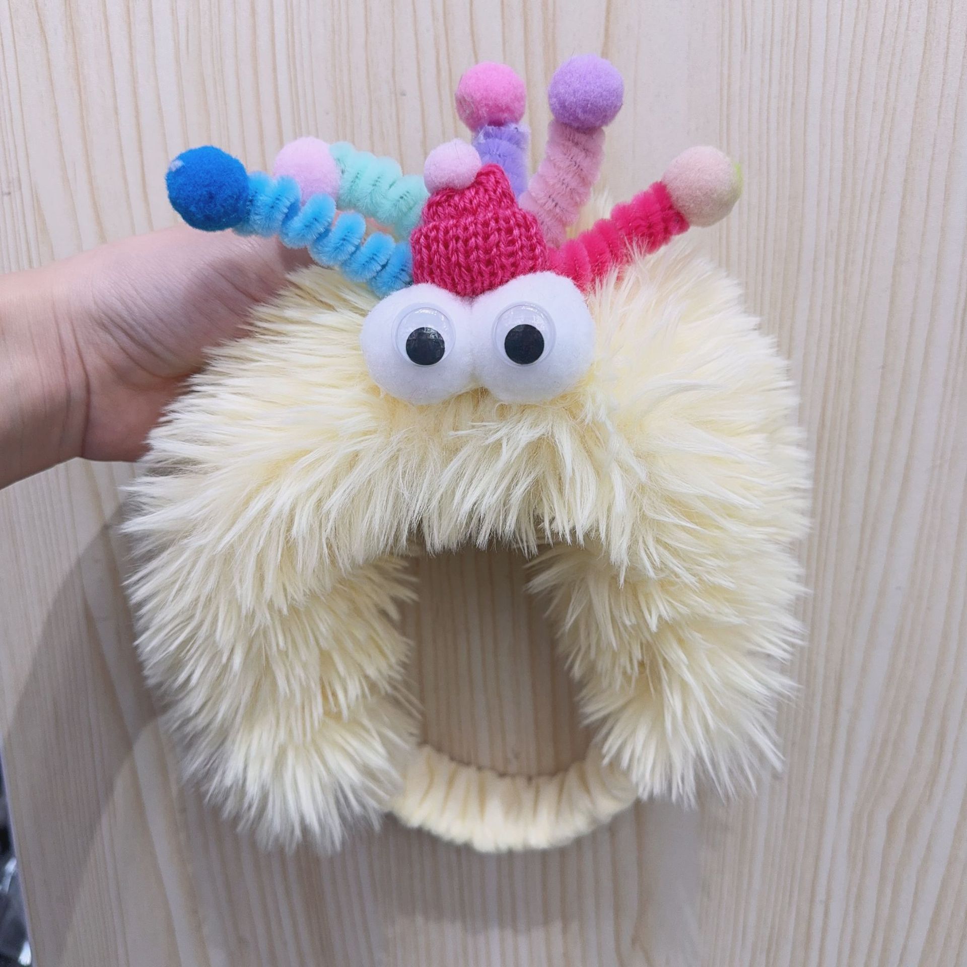 Twisted Cap banda de pelo-amarillo