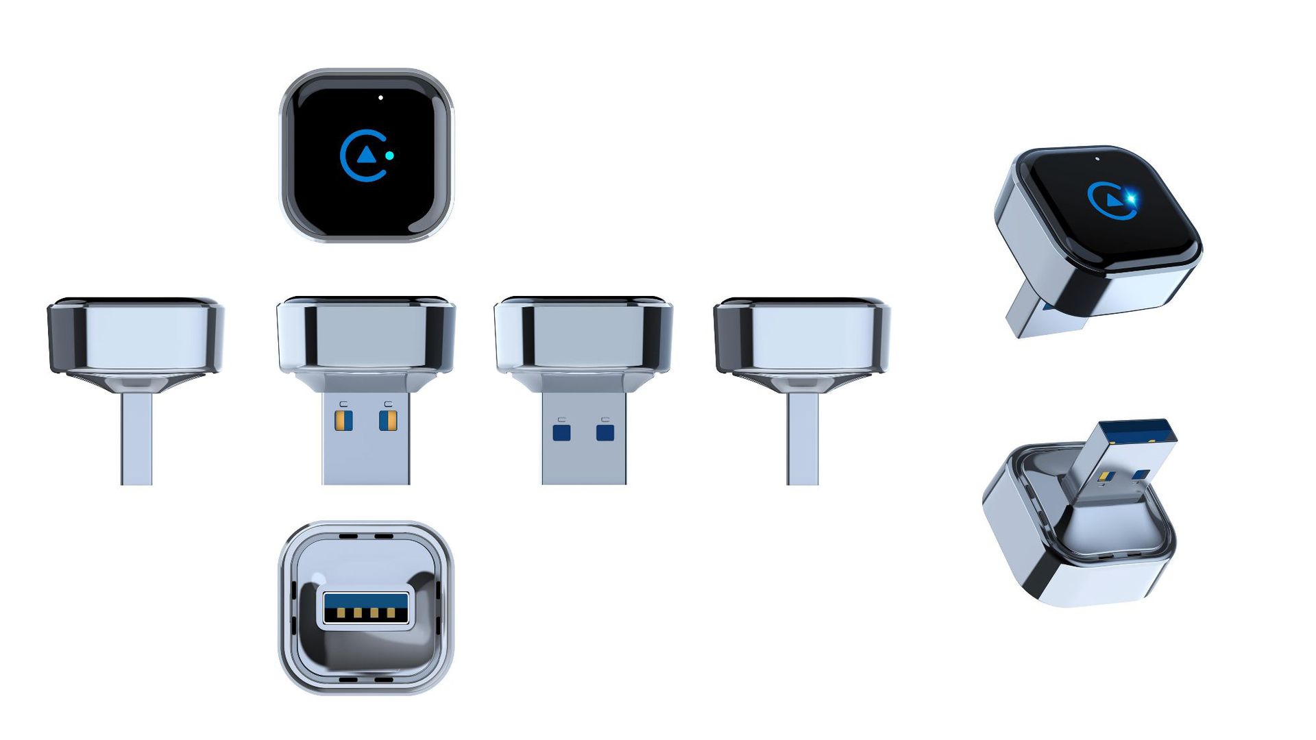 Cross-Border Premium Wireless Carplay Box Wired to Wireless Carplay Adapter Two-In-One Android Box