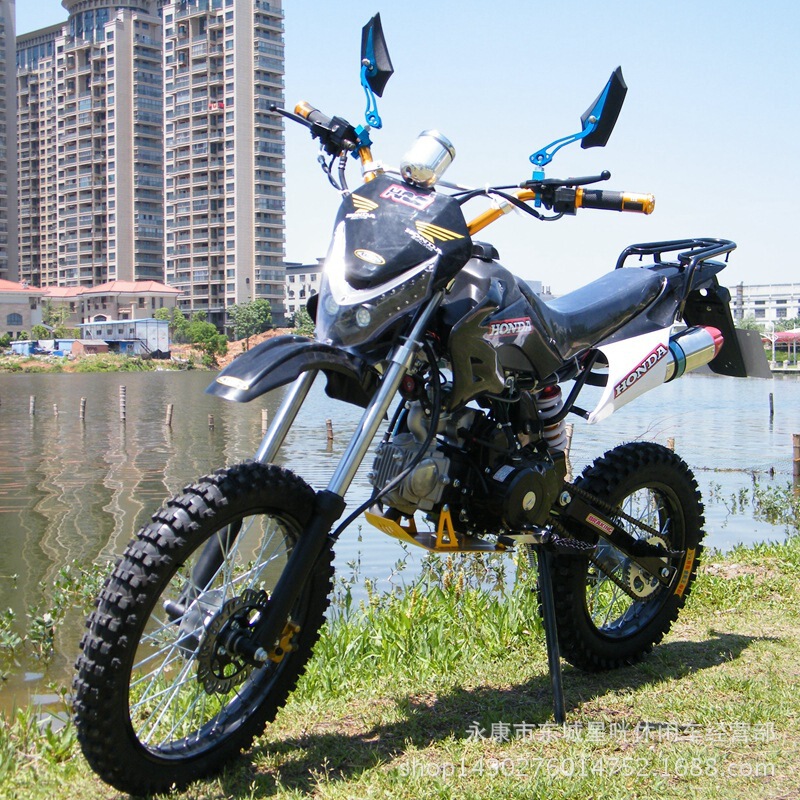 Qishan two-wheeled off-road motorcycle mountain bike field medium and high race off-road vehicle fuel vehicle 125CC150CC